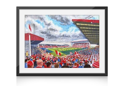 Pittodrie Stadium Fine Art Print - Aberdeen FC Pittodrie Stadium Fine Art Print - Aberdeen FC